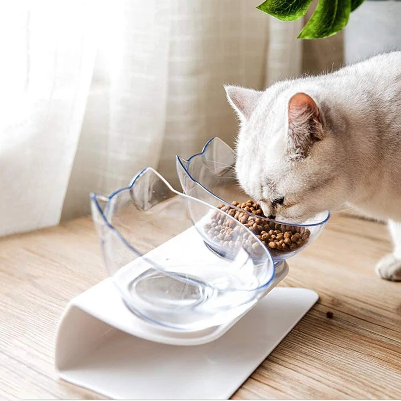 

Cat Neck Bowl Pet Feeders Food and Water Bowls for Small Animals