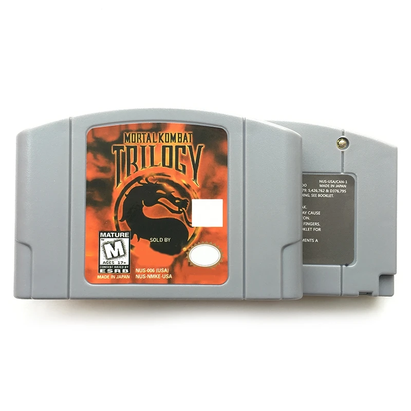 

In Stock USA Version English Language Retro Video Games Cards N64 Games Mortal Kombat Trilogy