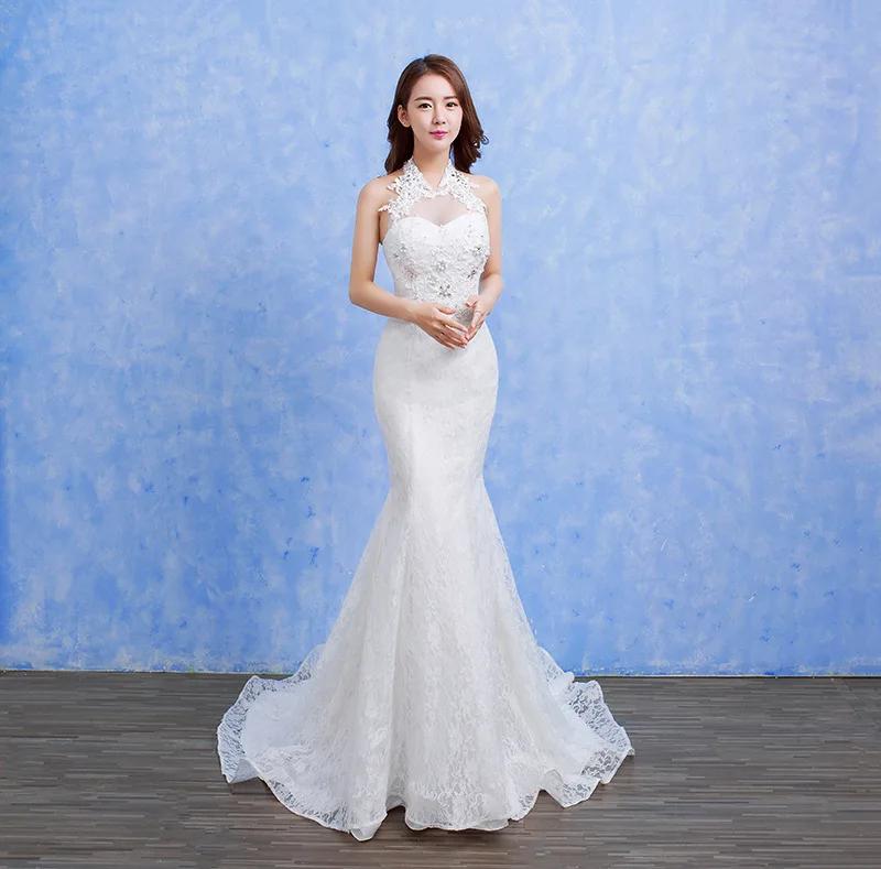 Luxury Gaun Pengantin Strapless Wedding Dress Bridal Gown Mermaid Ribbon For Corset