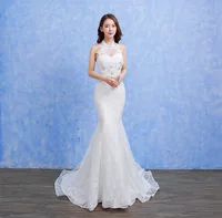 

Luxury Gaun Pengantin Strapless Wedding Dress Bridal Gown Mermaid Ribbon For Corset