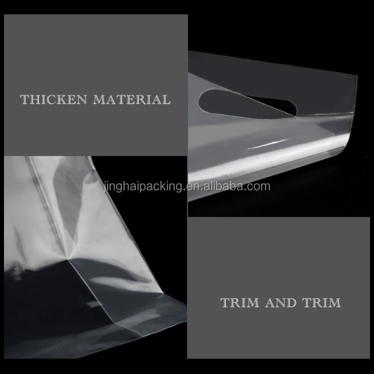 
Customize Takeaway Plastic Bag B010 Take Out Plastic Disposable Bubble Boba Tea Bag 