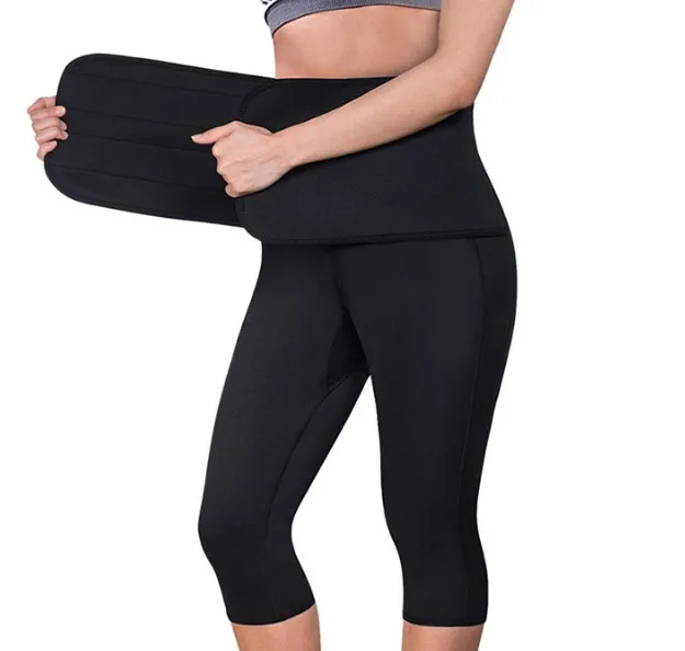 

Gym Workout Waist Trimmer Belt Fat Burning Neoprene Slimming waist trainer shaper Pants for Weight Loss, Muti color