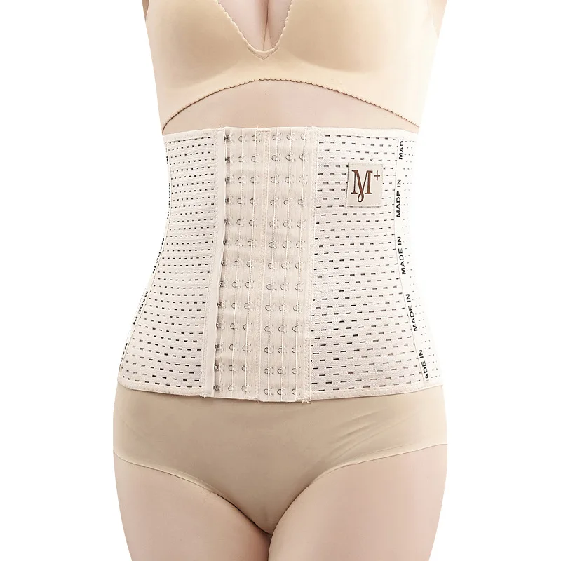 

Top Sale Women's Body Abdomen Waist Belt Trainer High Quality Breathable Flexible Slim Letter Belly Band, Picture shows