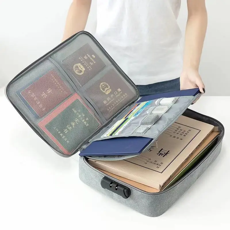 

2019 custom logo high quality large documents of industrial meetings files storage bag organizer for travel, Customized printing