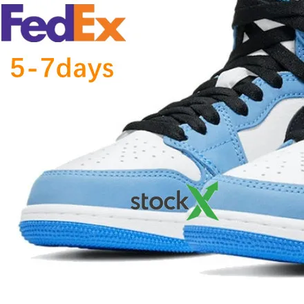 

Retro Fashion High Top Air Aj 1 Basketball Sport Running White University Blue Sport Shoes, Customerized