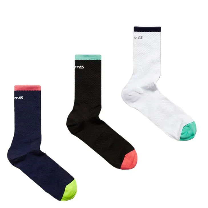 

Thin section race road bike sports wear deodorant sweat compression cycling socks, Custom color
