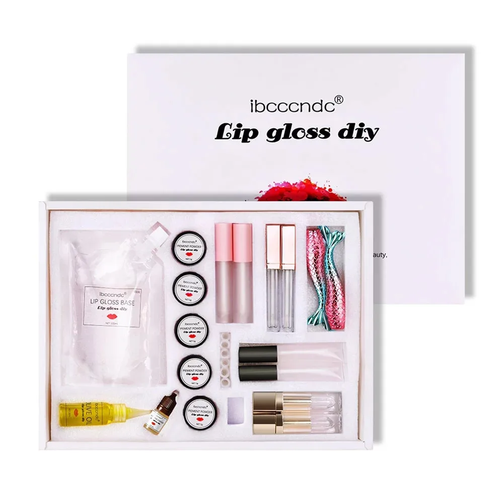 

OMG Diy lipstick mold lipgloss making kit custom make your own lip gloss base empty mixing tools set business starter kit vendor