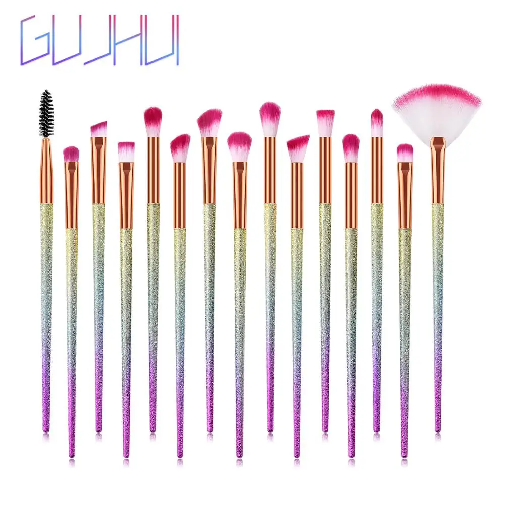 
wholesale colorful cheap cosmetic packaging private label/logo make up brush cosmetic packing face blush makeup brushes 