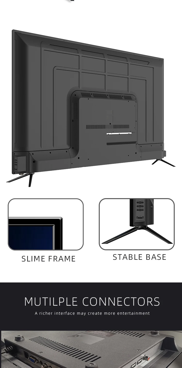 Network Wifi Wide Screen Large 1.5g+8g Led Tv 86 Inch 4k Ultra Thin Uhd