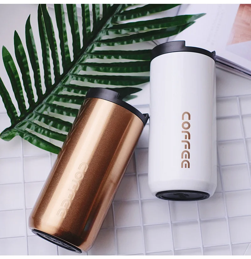 

2021 luxury business gifts water bottles 304 Stainless Steel Tumbler Vacuum Flask Coffee Cup fit, Customized color acceptable