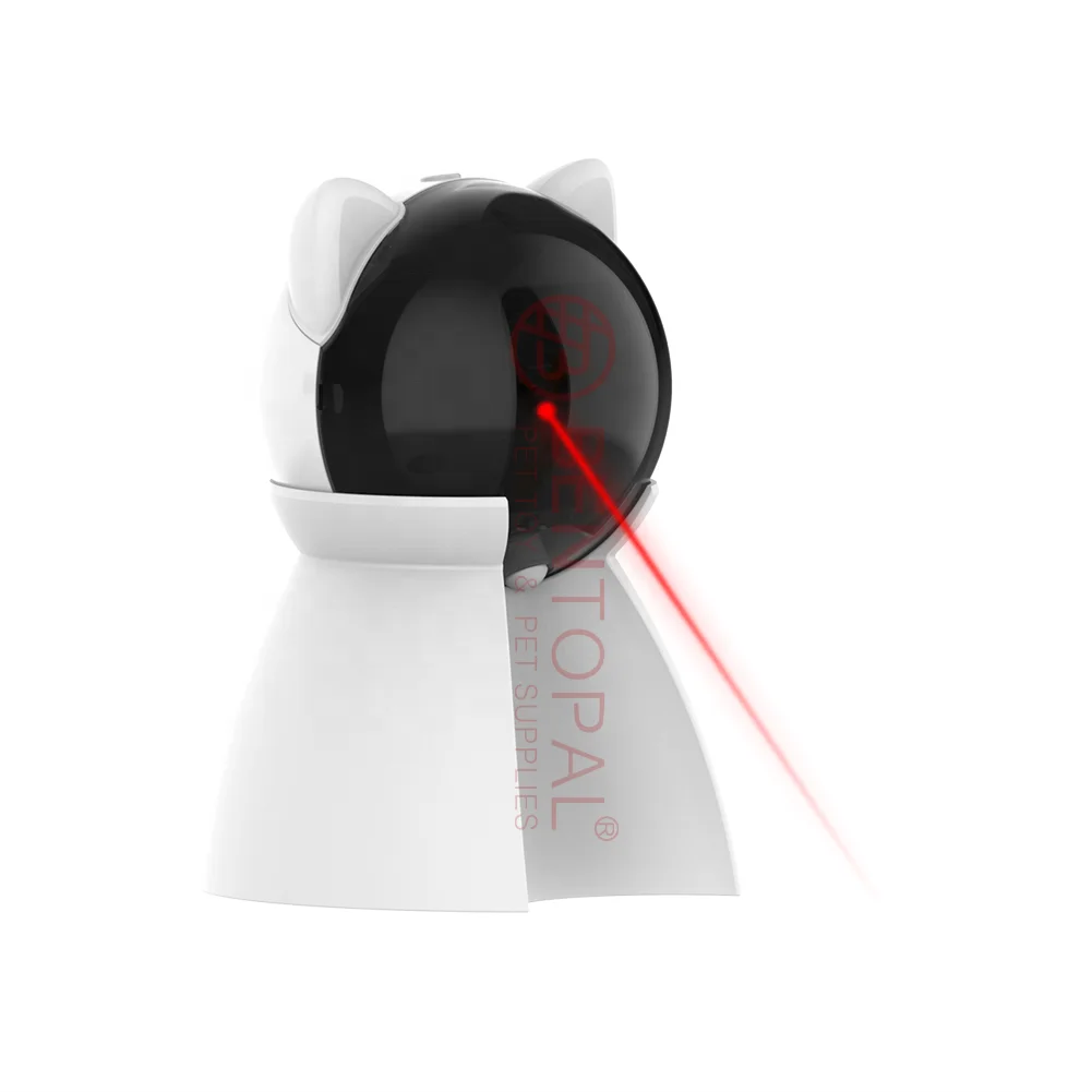 
two modes for optional slow mode and fast mode One-Key Operate induction start-up laser cat toy interactive cat toy 