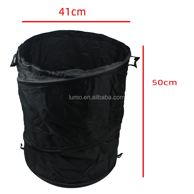 Collapsible Pop-Up Camp Trash Can Portable Outdoor Garbage Hiking Storage New 