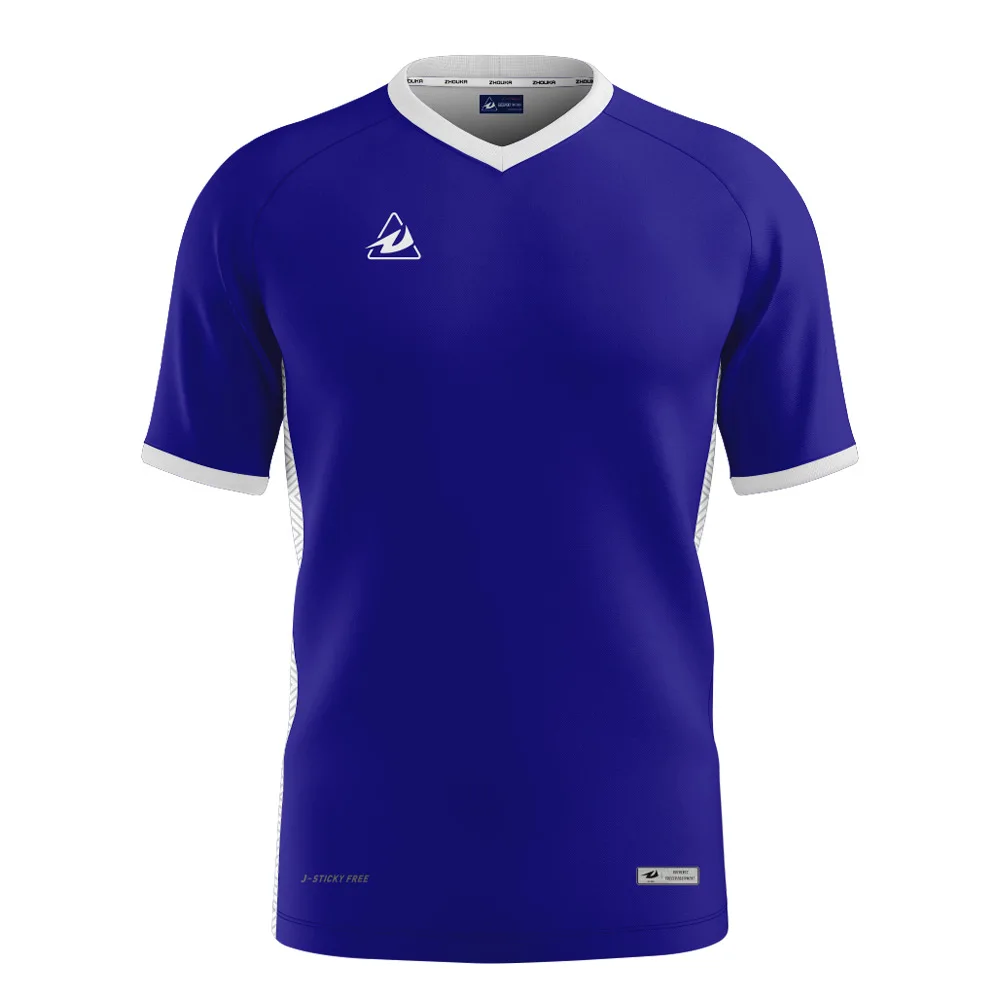 

High Quality Sports Fabric Football Jersey Design No Logo and Name Soccer Shirts Football Team Wear