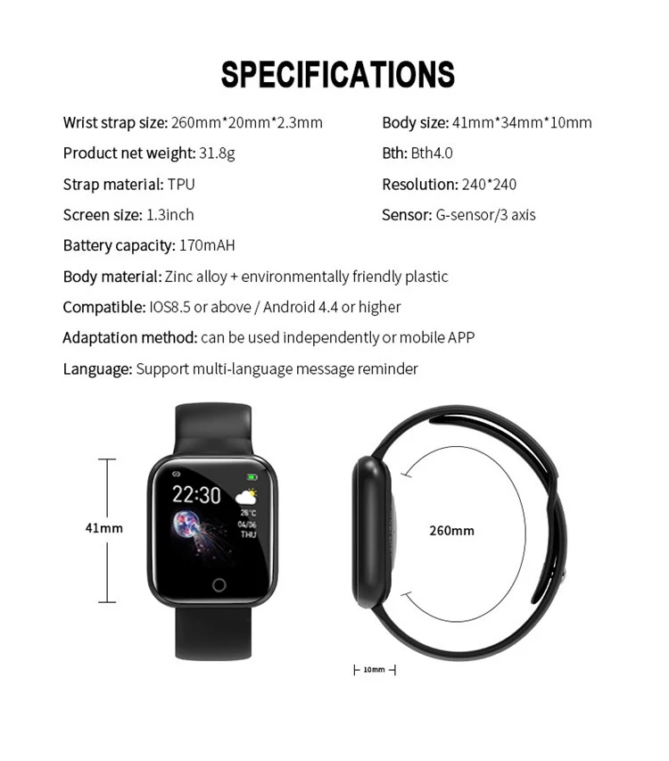 Lichip L135 Smart Watch Phone Reloj Inteligente Resistente Al