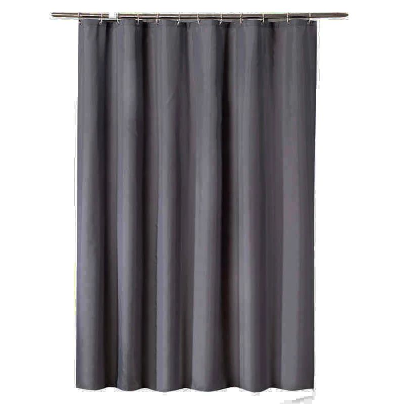 

High-class Products i@home blue 180x180 anti Mould Modern Plain Bath Designers Shower Curtains, As picture show