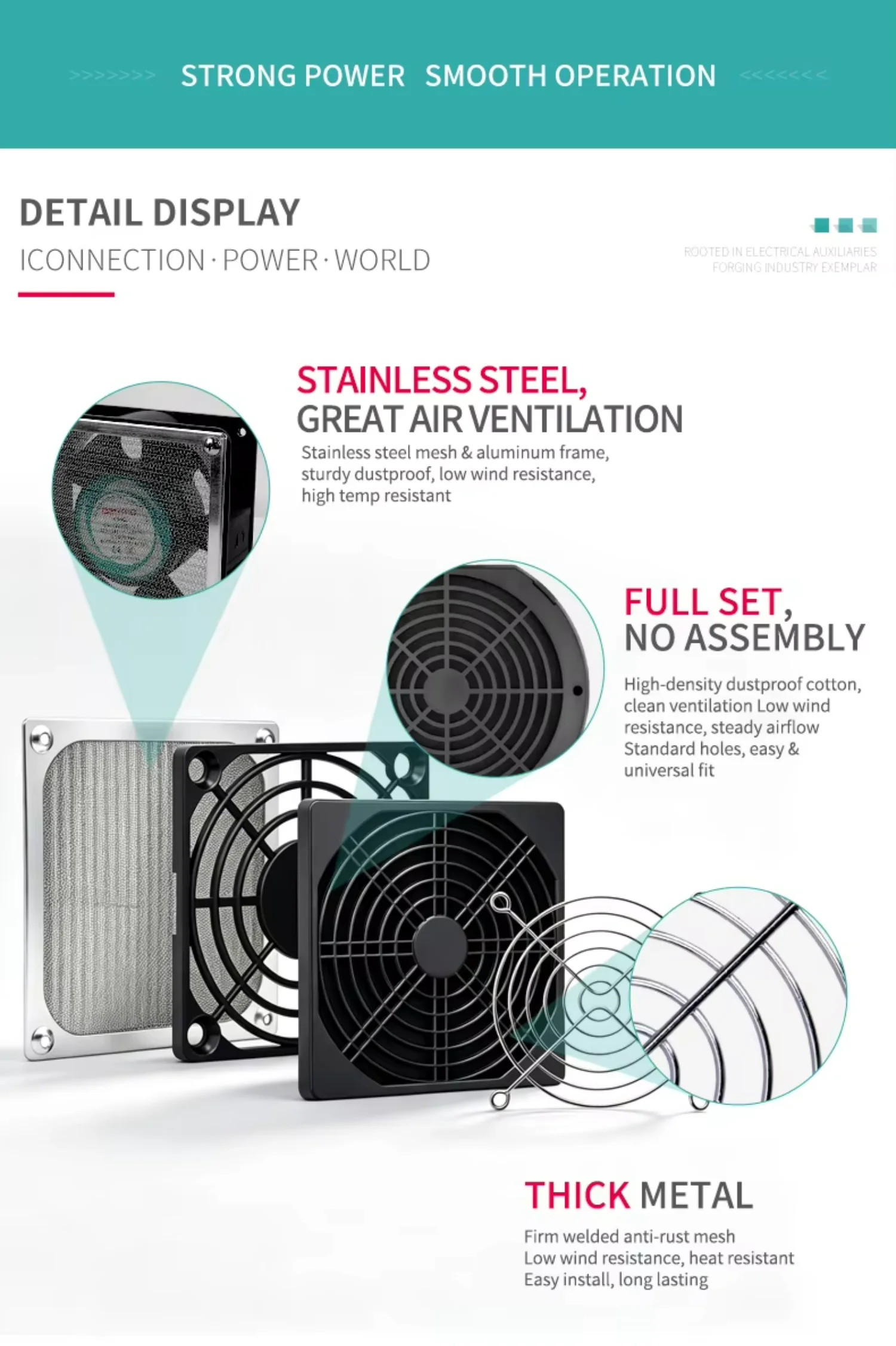 Stainless Steel Fan, Axial - detail 16
