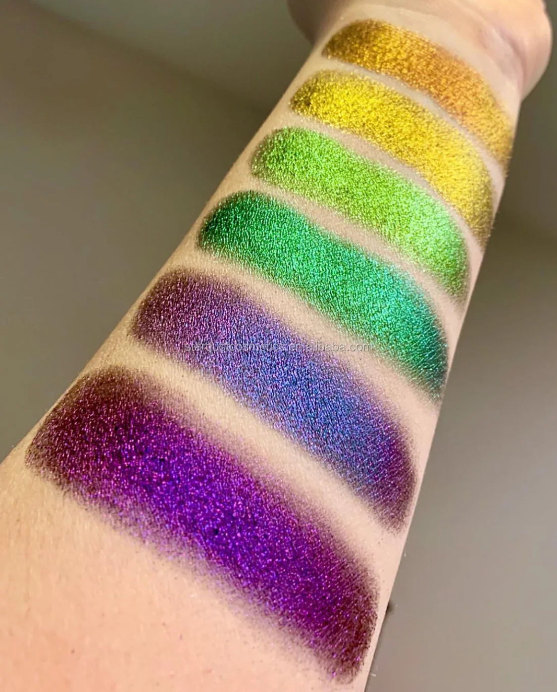 

color change chameleon pigment powder eyeshadow 11 Colors, 11 color types