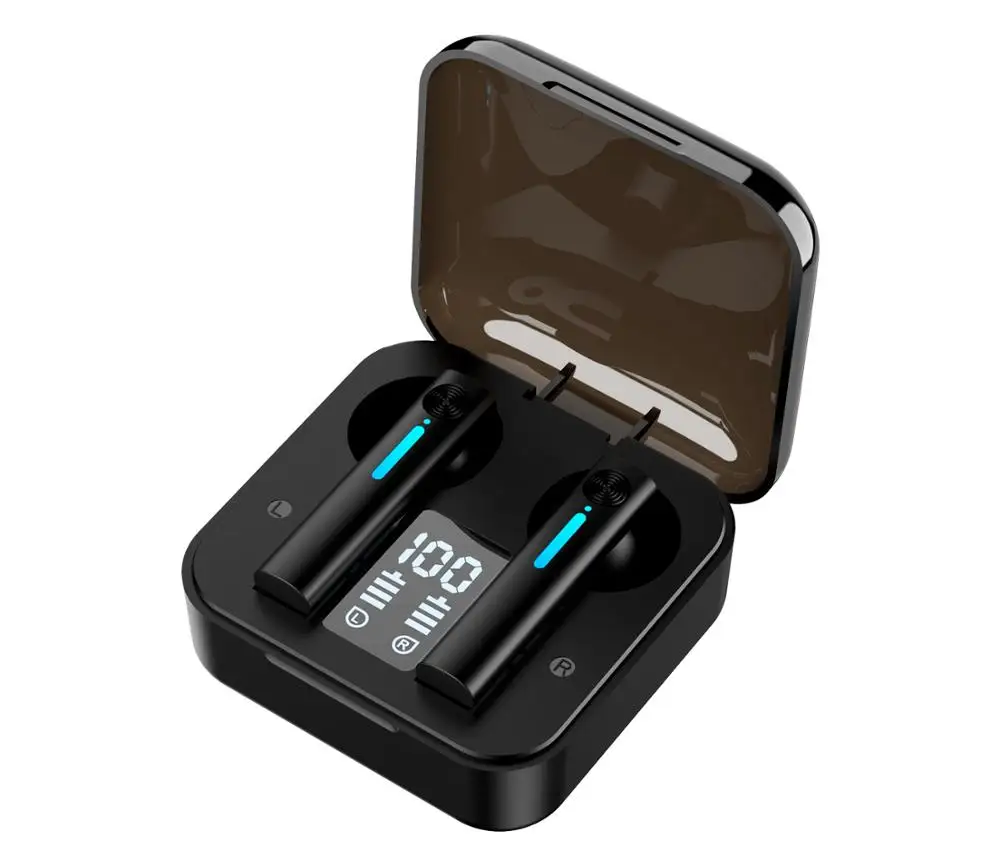 

New 2021 Headset 5.0 Tws Wireless Earphones Earbuds LED Magnetic Headphones t13