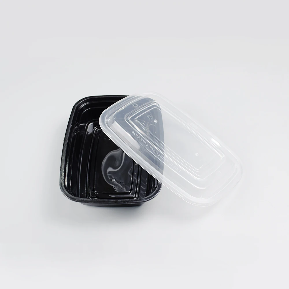 

750ml American Style wholesale cheap round takeout fast food packaging box plastic food containers, Oem