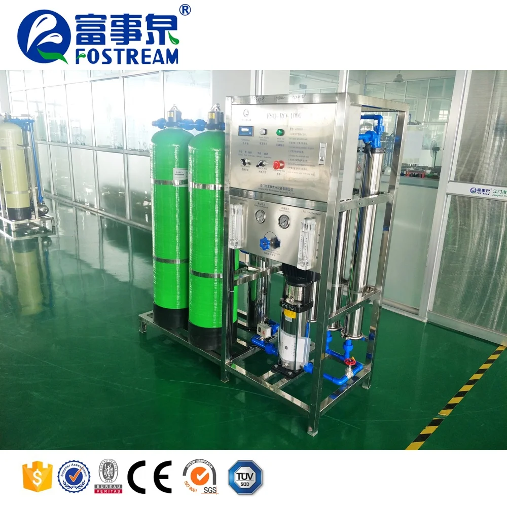 
Fostream 500LPH 1000L 2000 LPH 3000L 5000lh 6000 liter 10000 L Per Hour UV Ozone RO Plant Reverse Osmosis Water Treatment System 