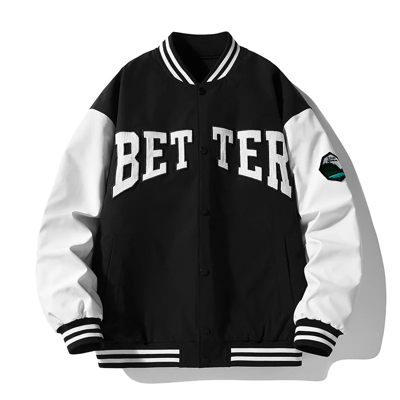 

custom streetwear college varsity jacket men baseball bomber letterman varsity jacket for men