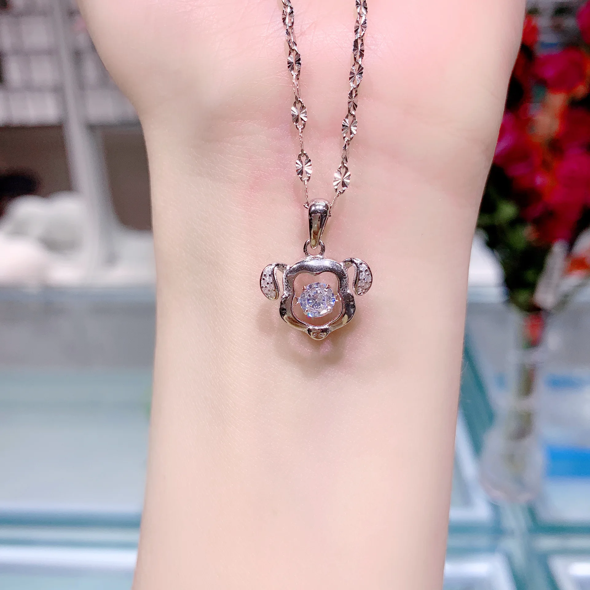 

Fashion Pendant Charms Silver Jewelry Zodiac Necklace 925 Sterling Silver Necklace For Women