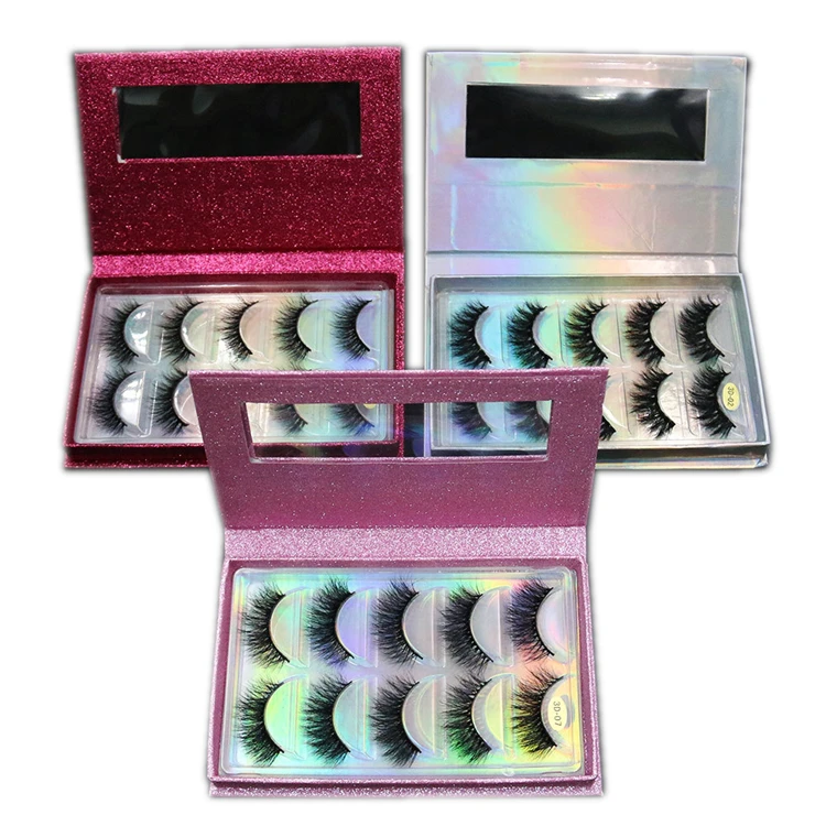 

colorful pill bottle eyelash packaging mink lashes wholesale 100% mink eyelashes
