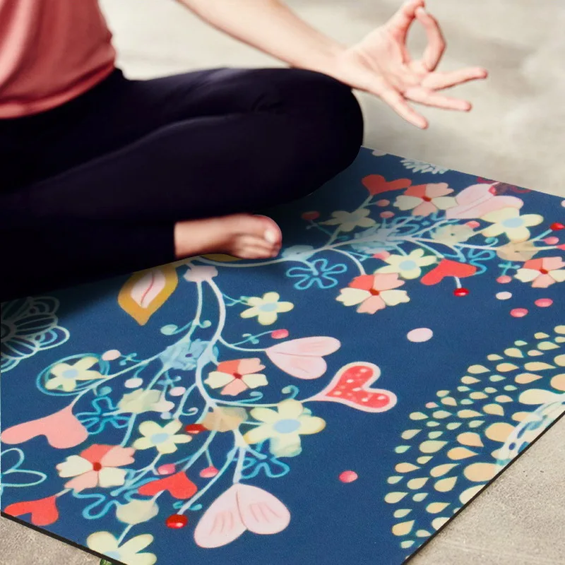 

183 68cm 5 mm Thick Lengthen Printed Exquisite Pattern Yoga Mat, Many choices