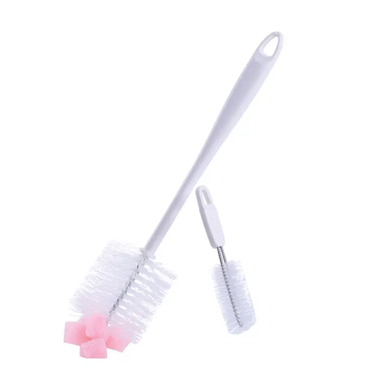 PP non-woven household kitchen cleaning cup brush Large and small brush set Bottle brush