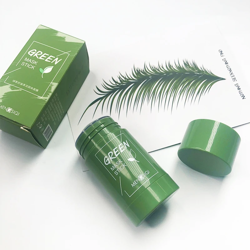 

New design of green tea mask sleeping mask support own brand oil control skin cleaning