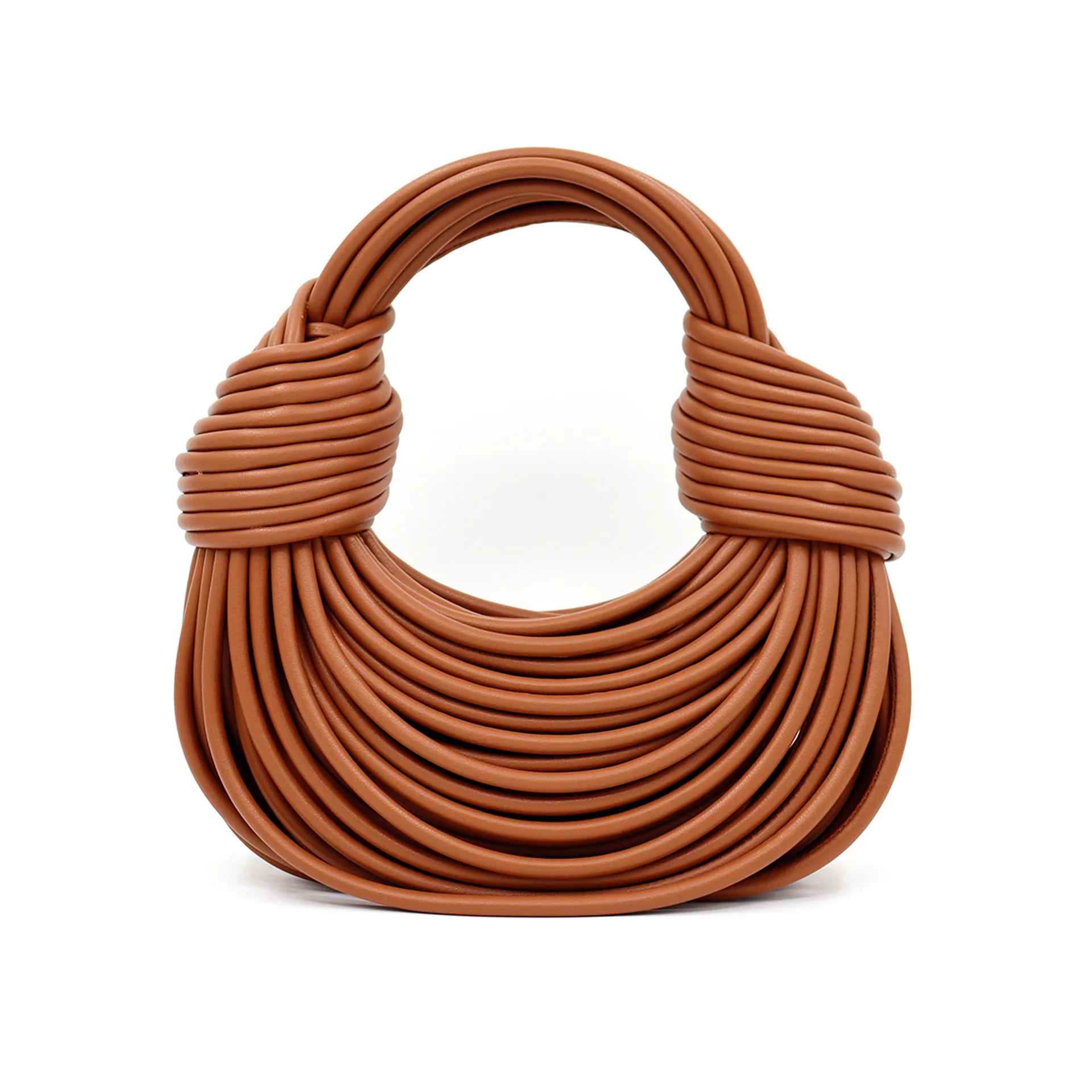 

2022 trending Double knot lines straps lookalike noodles designer hobo new model purses and ladies handbags, Customized color