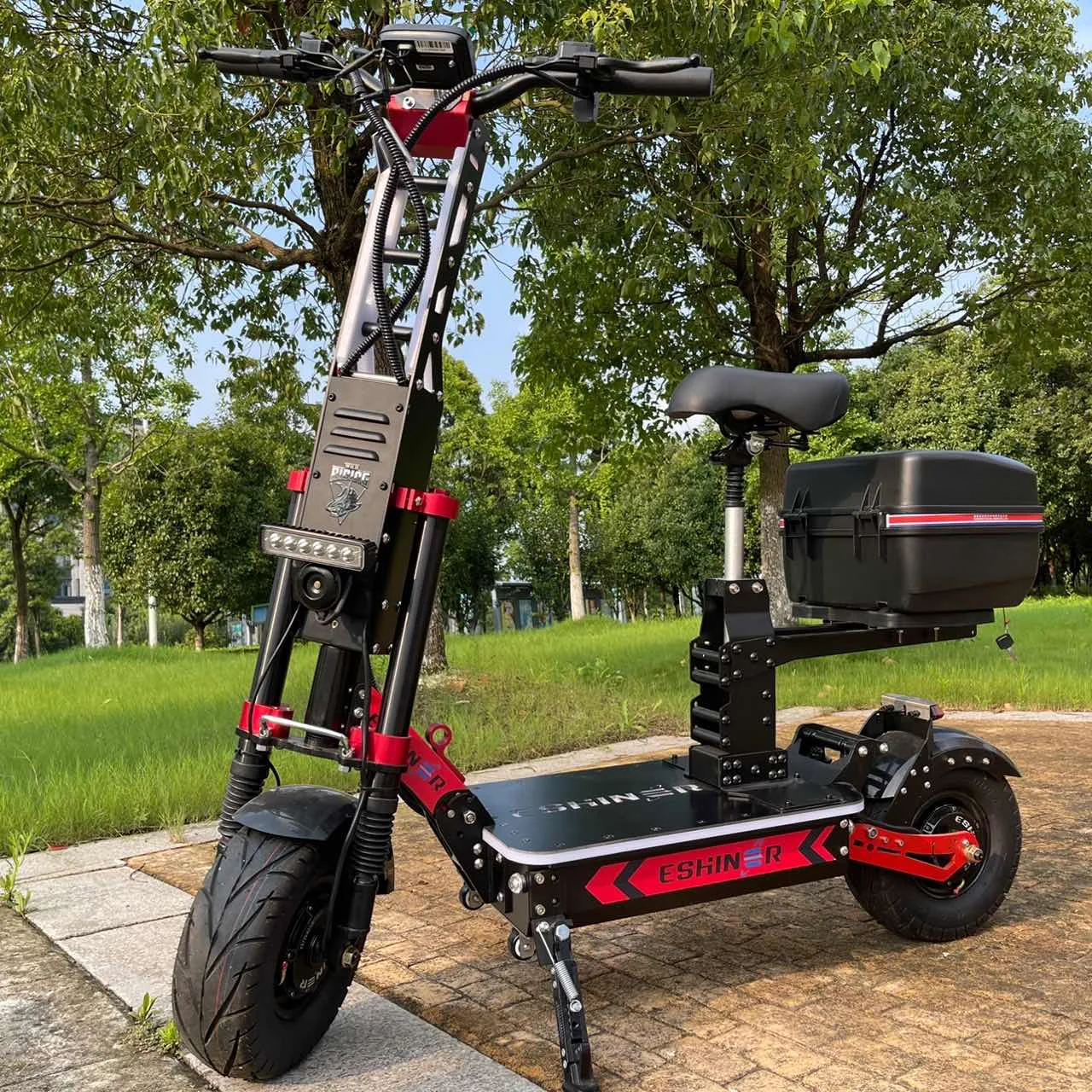 

wholesale 14 inch 8000w 10000W electric scooter eco long distance dual motor off-road electric scooter password lock