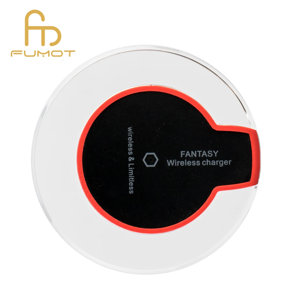 Round K9 Fantasy Qi Crystal Wireless Fast Charger Charging Round Pad for Android Smart Phone