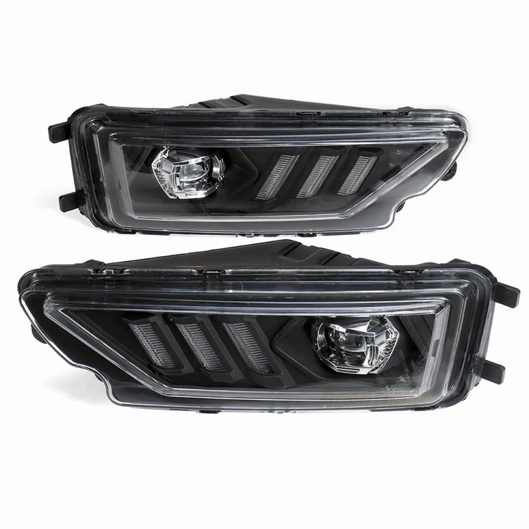 Front Bumper Led Drl Daytime Running Light Fog Lights Lamp With Turn