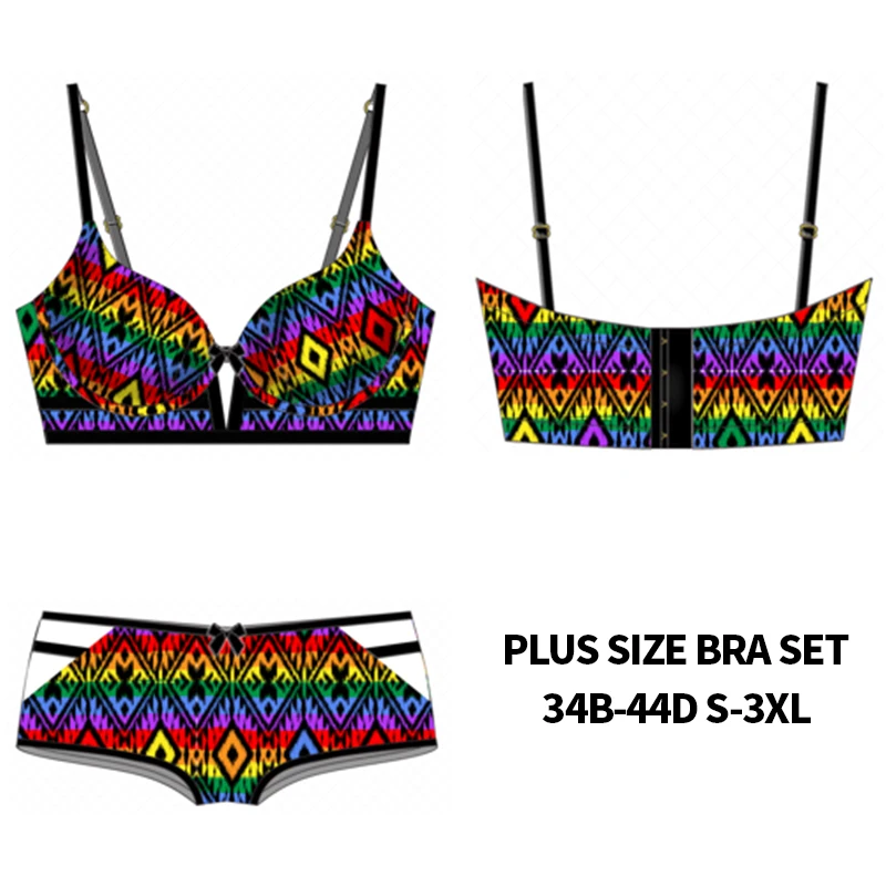 

Newest arrival wholesale Beautiful cotton womens sports plus size bra, All