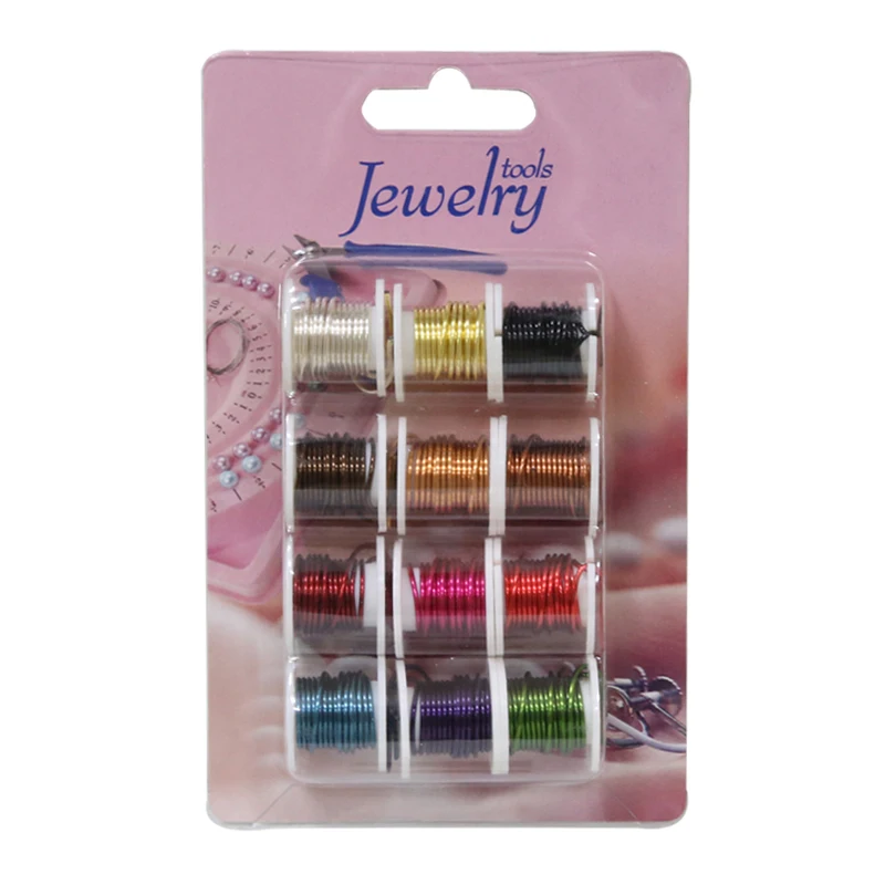 

XuQian 18 Gauge  Non-tarnish 12 Color Colored Jewelry Copper Wire