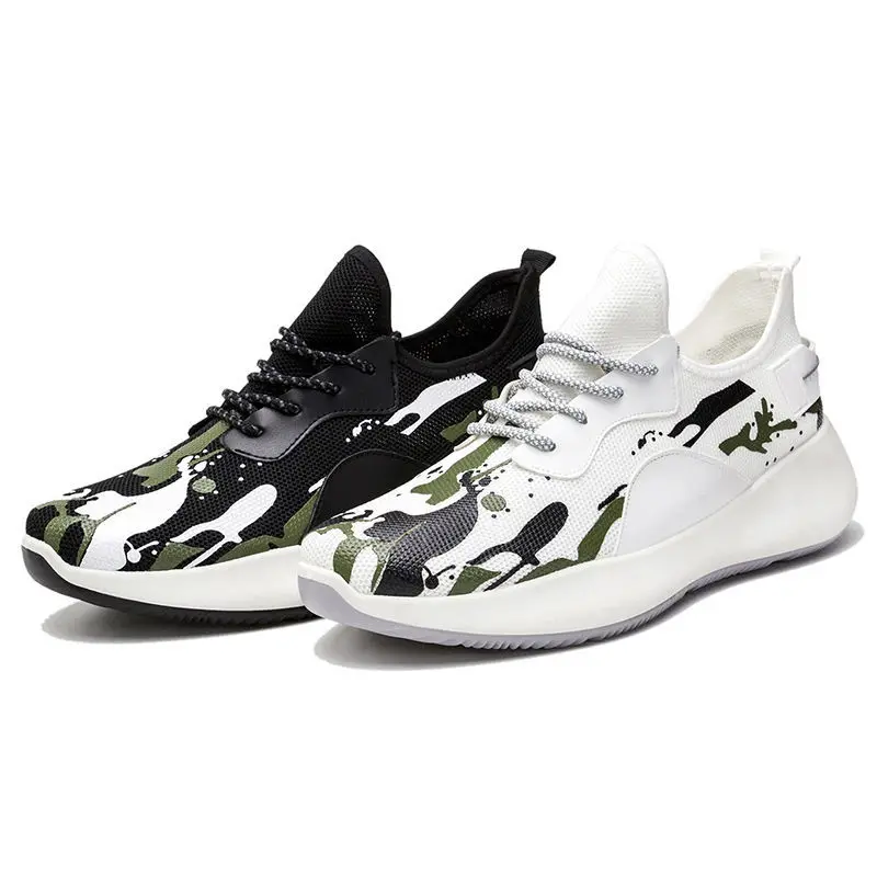 

fashion summer knitting breathable casual sport shoes for men