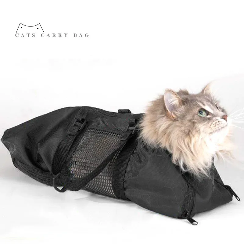 

Portable Pet Cat Dressing Out Bag Breathable Cat Bath Bag Portable Bag