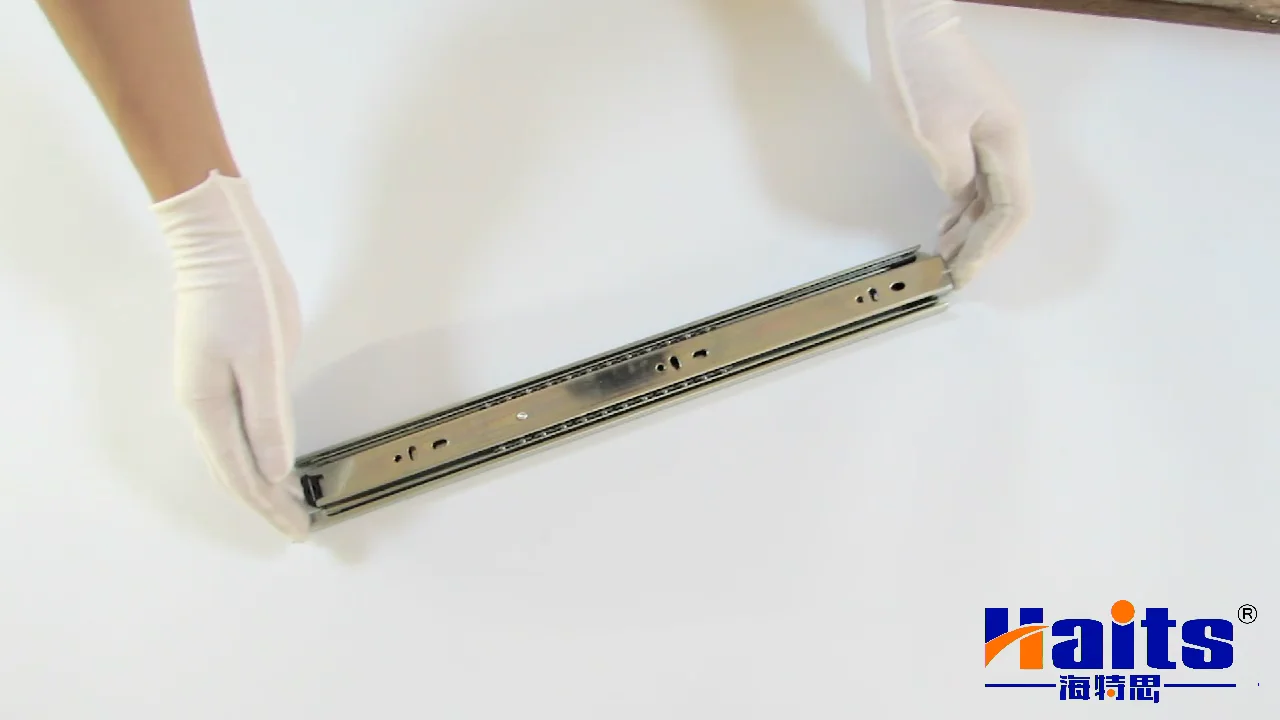 Electrical Drawer Slides Anti Tilt Ball Bearing 45mm Drawer Slide Rail