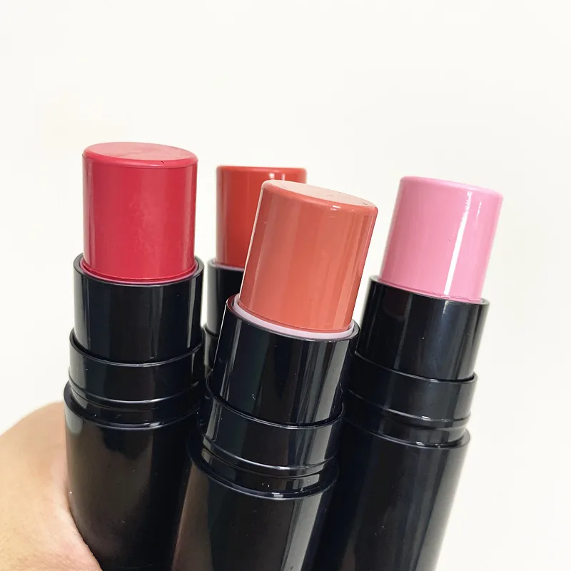 

New Arrival of 7 Colors Blush Stick Private Label With Fiber brush Head Waterproof Long Lasting High pigments Blusher Stick