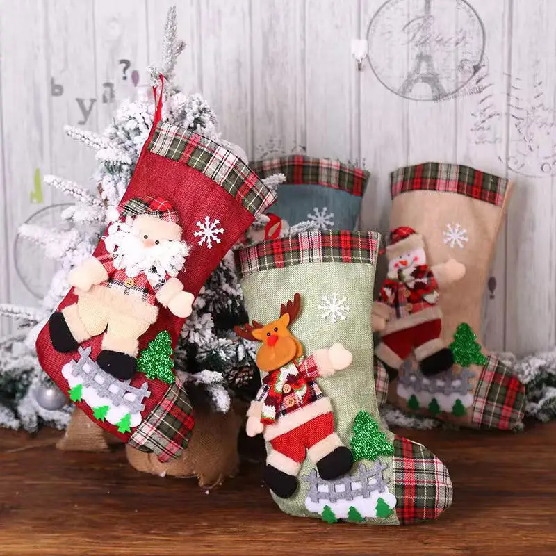 

Jingwen OEM Calcetines De Regalo De Navidad Holiday Decoration Knit Gift Christmas Socks