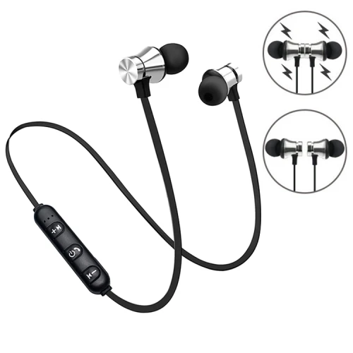 

2020 Amazon Top Seller Earphone XT11 Magnetic Neckband In-ear Hands-free Sports Running Wireless Headset