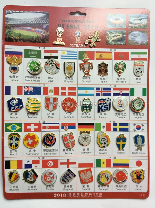 Fifa World Cup Russia 2018Pin BadgeFür Sammler! 