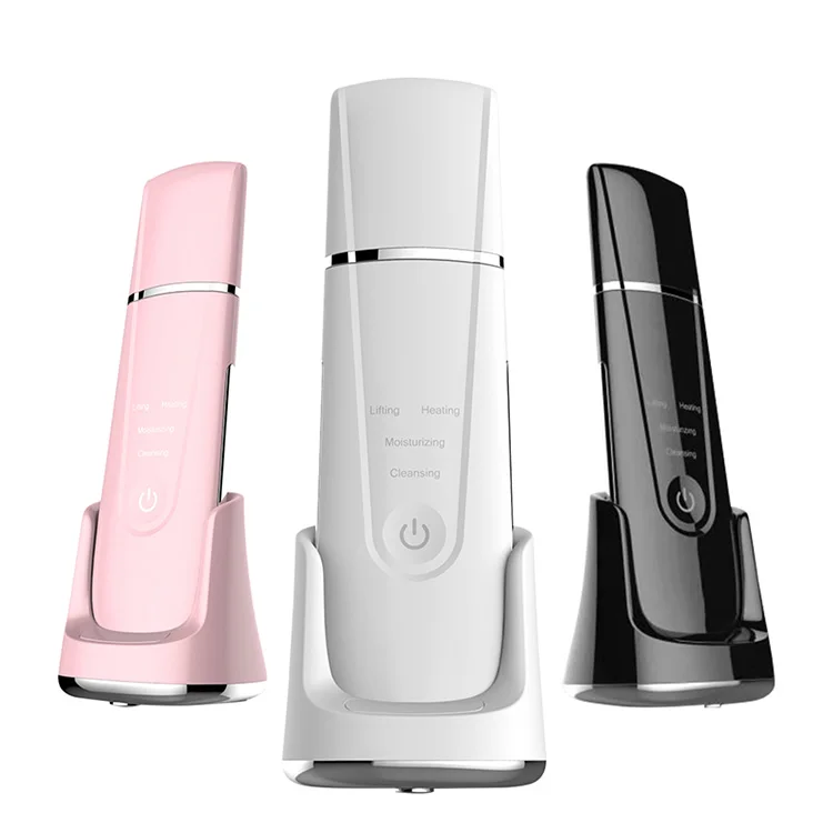 

ultrasonic machine pink waterproof dead skin removal scrubber, White black pink /oem