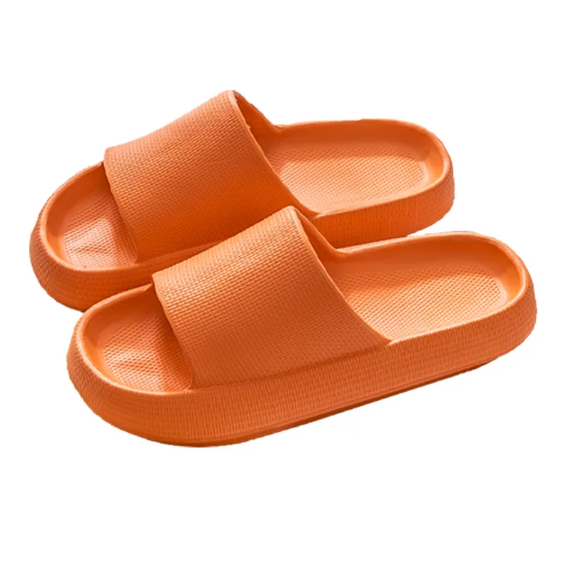

Wholesale summer pillow slides slippers platform non slip quick dry casual EVA shower bathroom slippers for women, Pictures