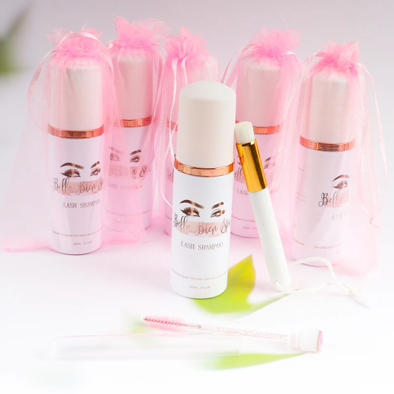 

Eyelashes Makeup Remover shampoo Eye Lashes Extension Cleaner Care Foam safe material ingredient lashshampoo