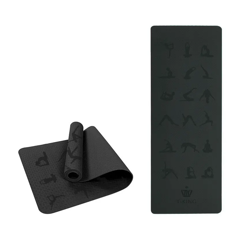 

Tking Factory Price yoga mat anti slip TPE Yoga Mat, Customized color