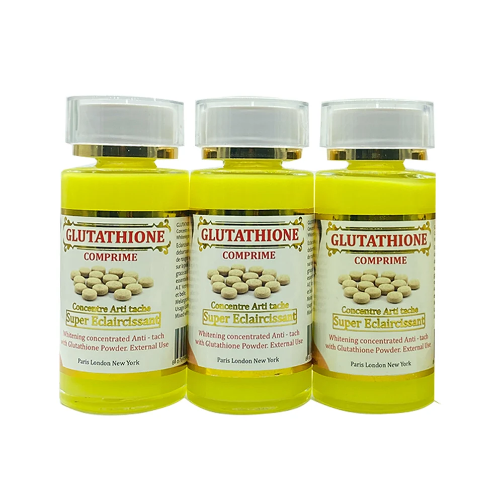 

Glutathione Comprime Face Serum Super Eclaircissant Concentre Whitening Anti Taches with Glutathione Powder 120ml Private Label