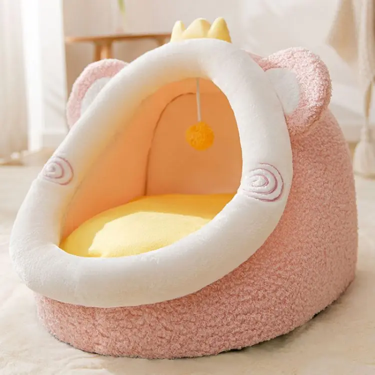 

Wholesale Pet Soft Nest Bed Cotton Plush Warm Bed For Cat and Dog