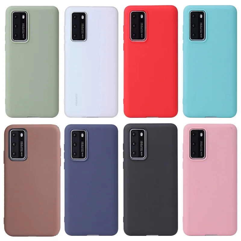 

Candy Soft Silicone TPU Gel Phone Case For Huawei Y9 Prime 2019 Y9S Y8P Y8S Y7 2018 Y7P Y6S Y6P Y6 Pro 2017 Y5 Y3 II Matte Cover